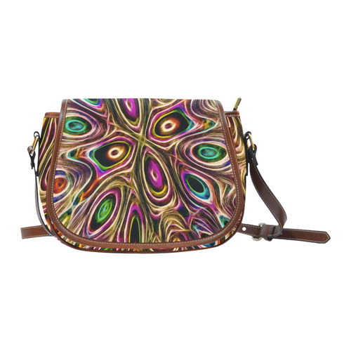 Peacock Strut II - Jera Nour Saddle Bag/Large (Model 1649)