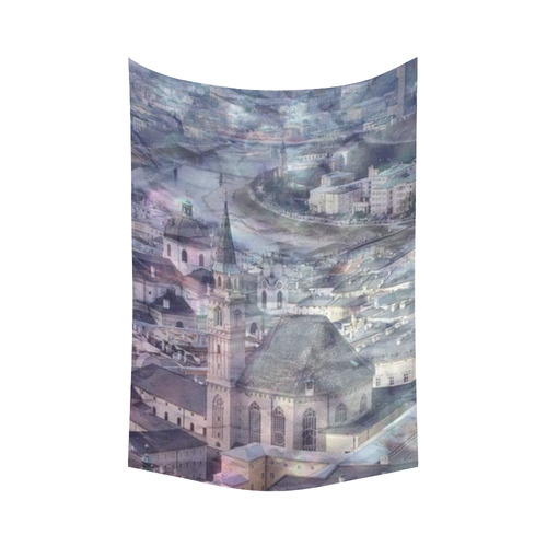 Austria-Salzburg Cotton Linen Wall Tapestry 60"x 90"