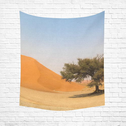 Africa_20160909 Cotton Linen Wall Tapestry 51"x 60"