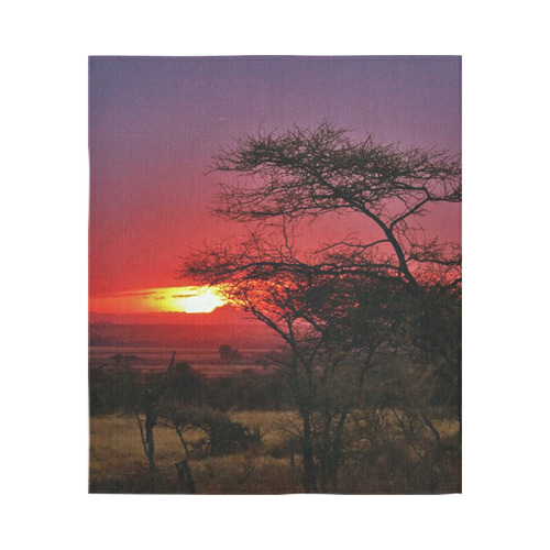 Africa_20160902 Cotton Linen Wall Tapestry 51"x 60"