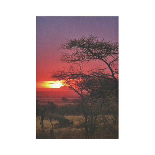 Africa_20160902 Cotton Linen Wall Tapestry 60"x 90"