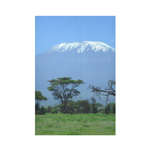 Africa_20160905 Cotton Linen Wall Tapestry 60"x 90"