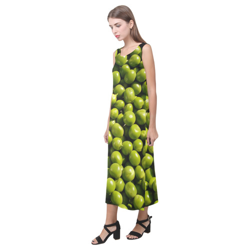 healthy peas Phaedra Sleeveless Open Fork Long Dress (Model D08)