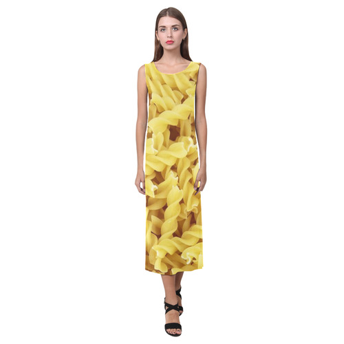 tasty noodles 2 Phaedra Sleeveless Open Fork Long Dress (Model D08)