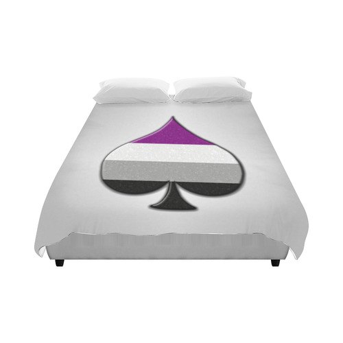Asexual Pride Ace Symbol Duvet Cover 86"x70" ( All-over-print)