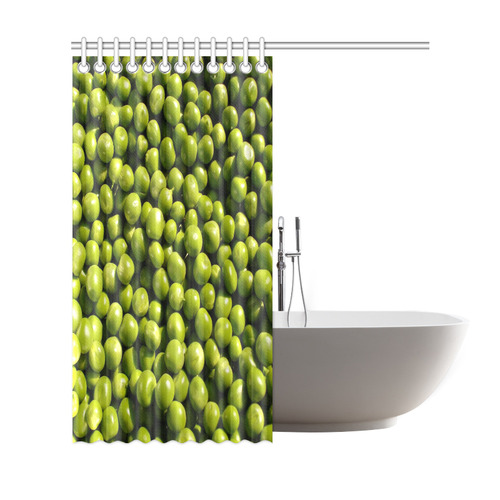 healthy peas Shower Curtain 69"x72"