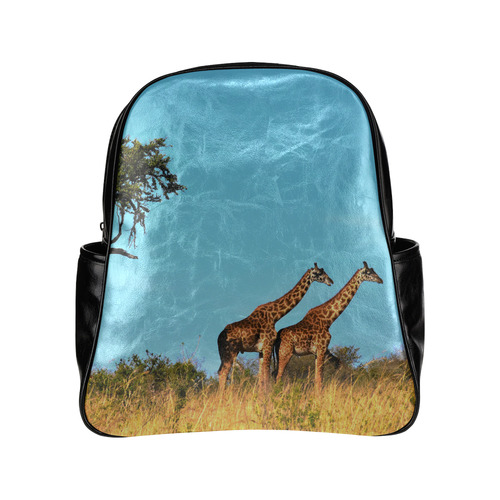 Africa_20160901 Multi-Pockets Backpack (Model 1636)