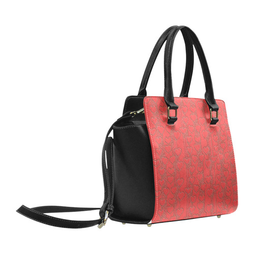 Zappy Hearts Classic Shoulder Handbag (Model 1653)