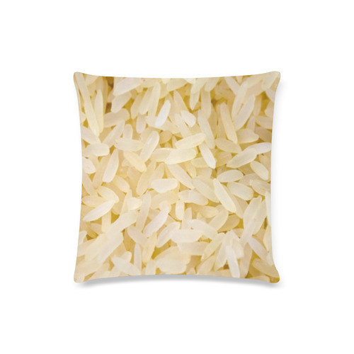 tasty rice Custom Zippered Pillow Case 16"x16"(Twin Sides)