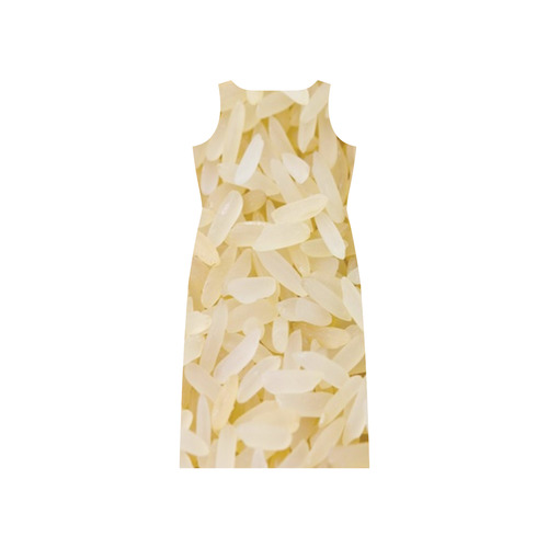 tasty rice Phaedra Sleeveless Open Fork Long Dress (Model D08)