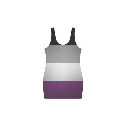 Asexual Pride Flag Medea Vest Dress (Model D06)