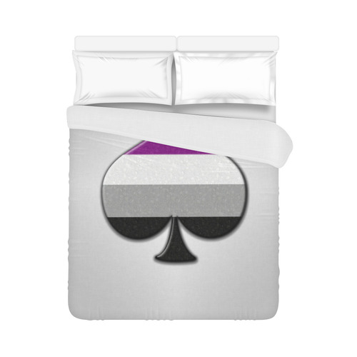 Asexual Pride Ace Symbol Duvet Cover 86"x70" ( All-over-print)
