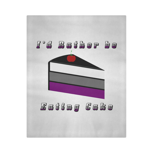 Asexual Cake Duvet Cover 86"x70" ( All-over-print)