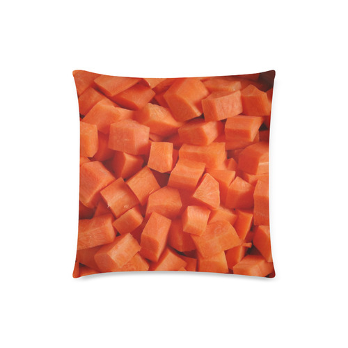 great carrots Custom Zippered Pillow Case 18"x18"(Twin Sides)
