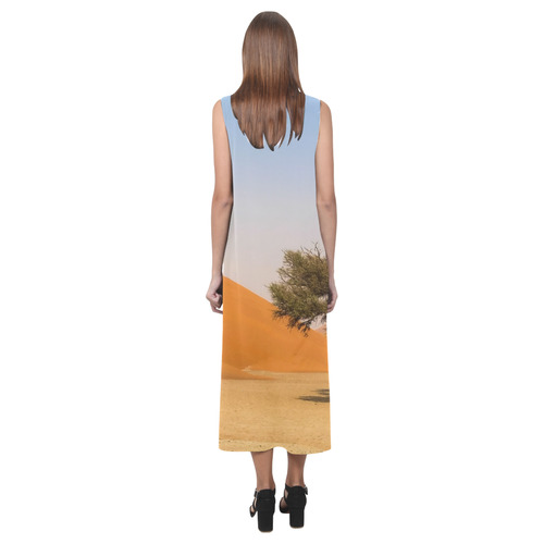 Africa_20160909 Phaedra Sleeveless Open Fork Long Dress (Model D08)