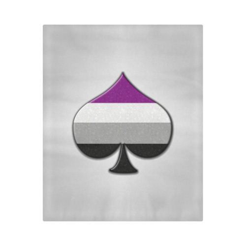 Asexual Pride Ace Symbol Duvet Cover 86"x70" ( All-over-print)