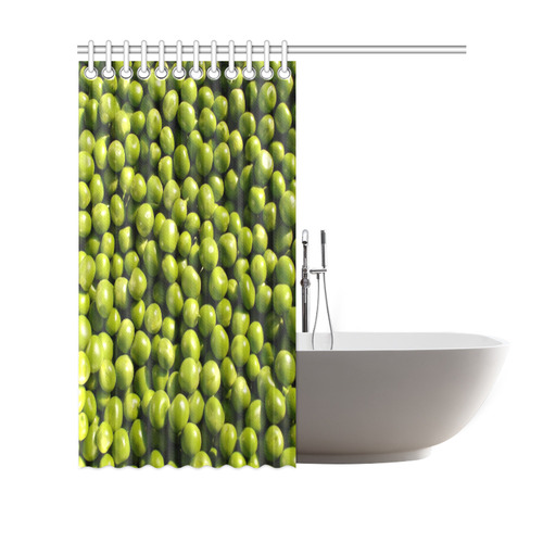 healthy peas Shower Curtain 69"x70"