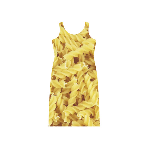 tasty noodles 2 Phaedra Sleeveless Open Fork Long Dress (Model D08)