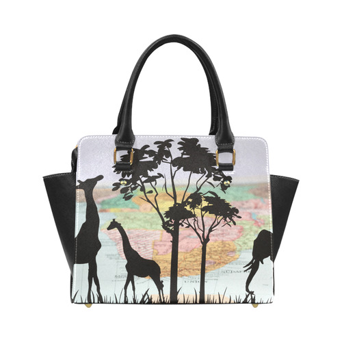 Africa_20160908 Classic Shoulder Handbag (Model 1653)