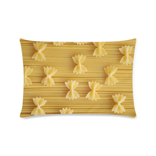 Pasta Custom Zippered Pillow Case 16"x24"(Twin Sides)