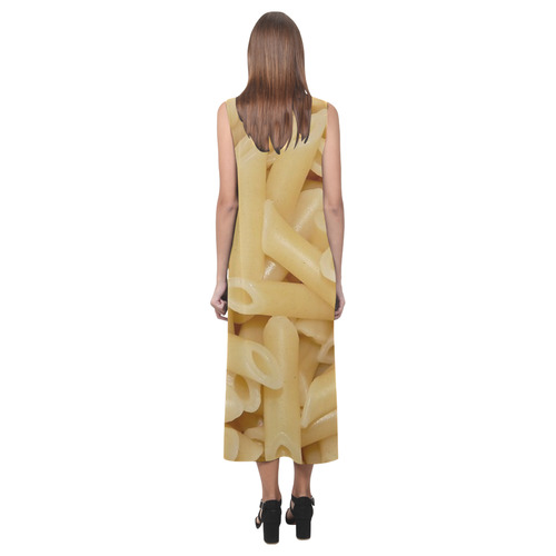 tasty noodles Phaedra Sleeveless Open Fork Long Dress (Model D08)