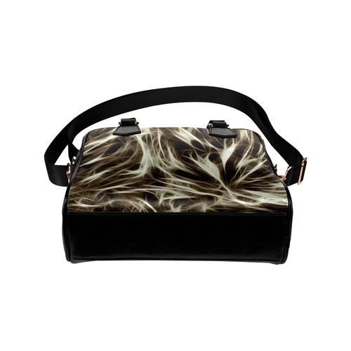 Misty Moods Black & White - Jera Nour Shoulder Handbag (Model 1634)