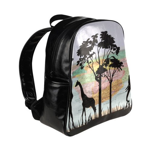 Africa_20160908 Multi-Pockets Backpack (Model 1636)