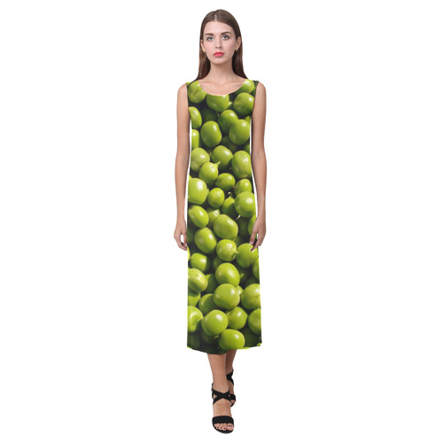 healthy peas Phaedra Sleeveless Open Fork Long Dress (Model D08)