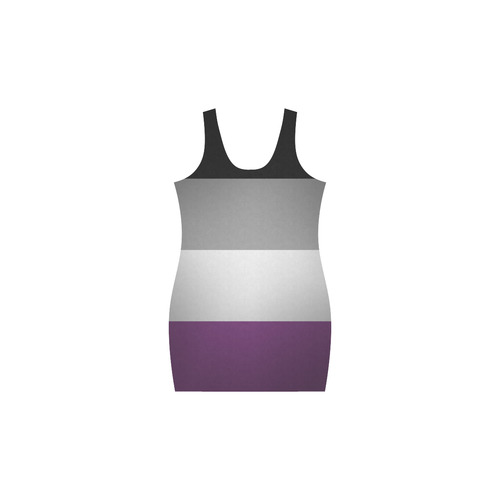 Asexual Pride Flag Medea Vest Dress (Model D06)
