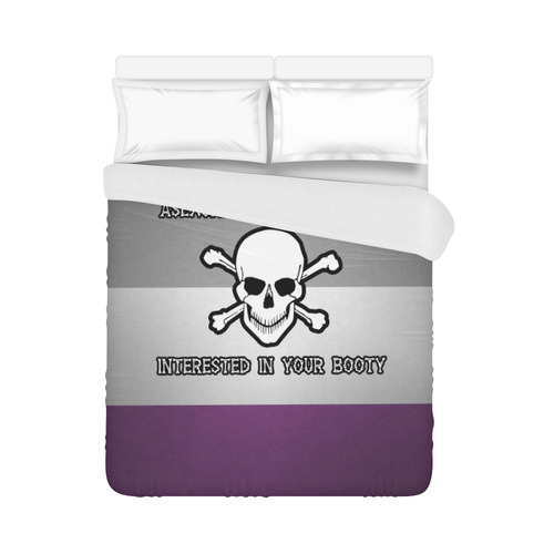 Asexual Pirates Duvet Cover 86"x70" ( All-over-print)