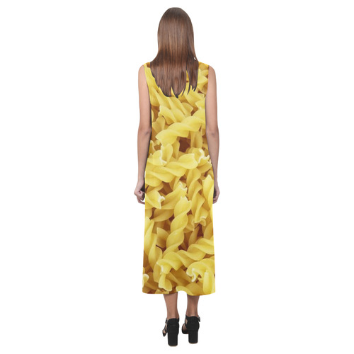 tasty noodles 2 Phaedra Sleeveless Open Fork Long Dress (Model D08)