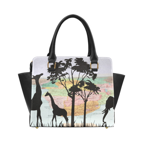 Africa_20160908 Classic Shoulder Handbag (Model 1653)