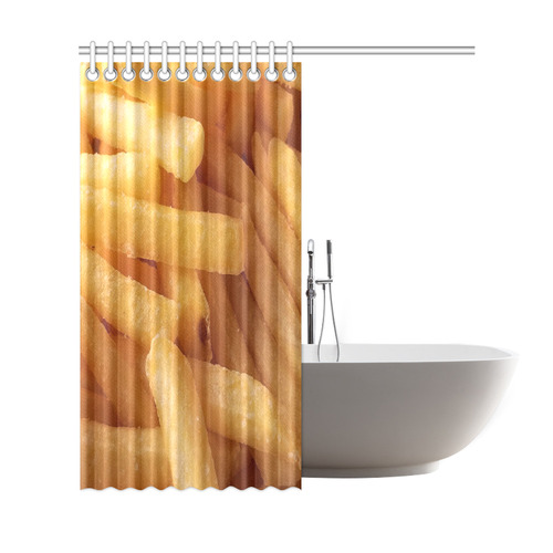 pommes Shower Curtain 69"x72"