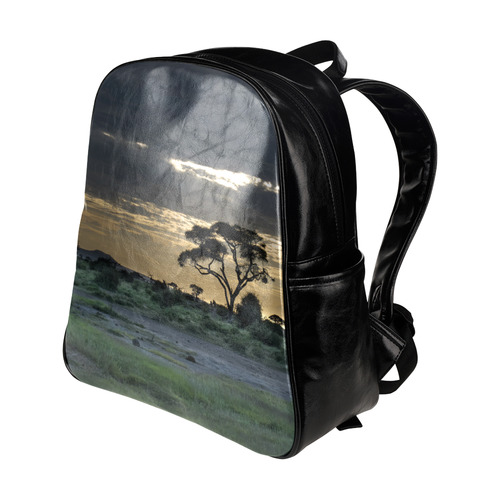 Africa_20160903 Multi-Pockets Backpack (Model 1636)
