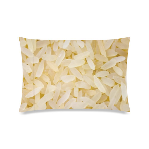 tasty rice Custom Zippered Pillow Case 16"x24"(Twin Sides)