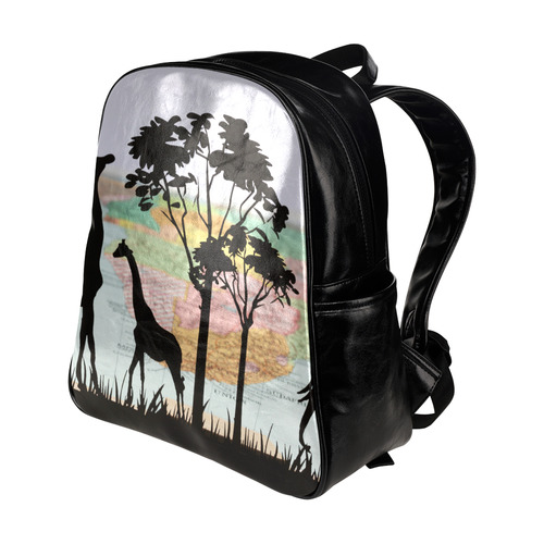 Africa_20160908 Multi-Pockets Backpack (Model 1636)