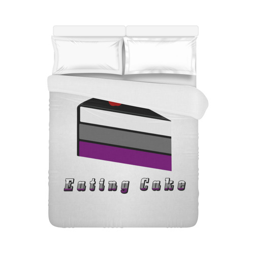 Asexual Cake Duvet Cover 86"x70" ( All-over-print)