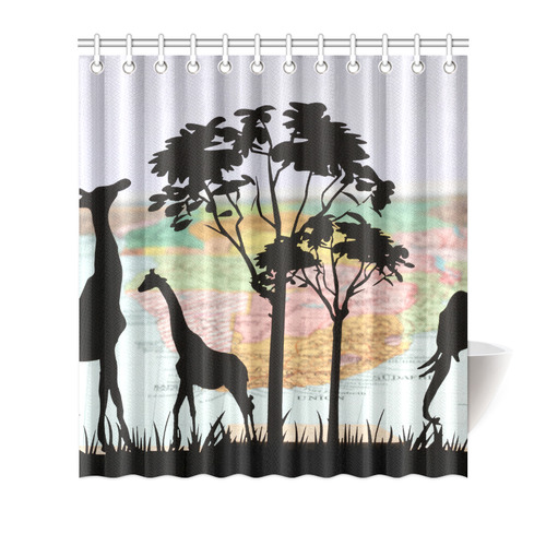 Africa_20160908 Shower Curtain 66"x72"