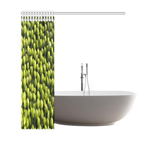 healthy peas Shower Curtain 69"x72"