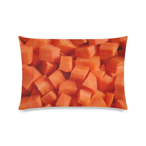 great carrots Custom Zippered Pillow Case 16"x24"(Twin Sides)