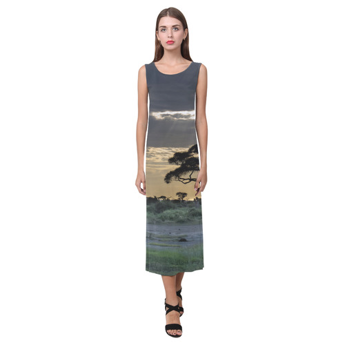 Africa_20160903 Phaedra Sleeveless Open Fork Long Dress (Model D08)