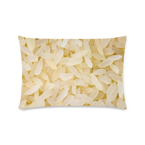 tasty rice Custom Zippered Pillow Case 16"x24"(Twin Sides)