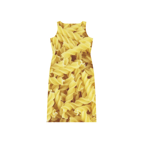 tasty noodles 2 Phaedra Sleeveless Open Fork Long Dress (Model D08)