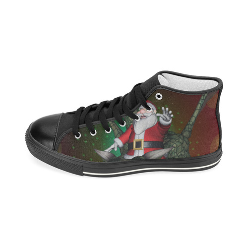 Santa Claus with dragon Men’s Classic High Top Canvas Shoes (Model 017)