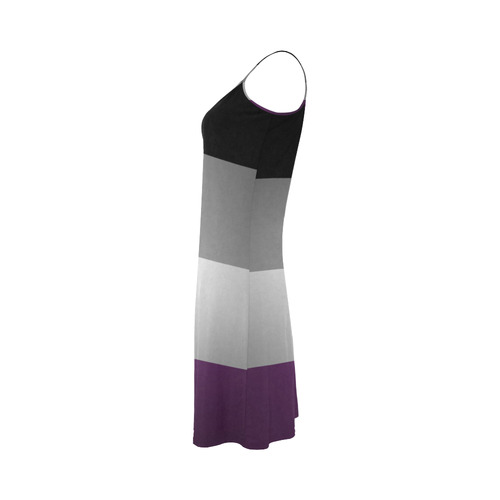 Asexual Pride Flag Alcestis Slip Dress (Model D05)