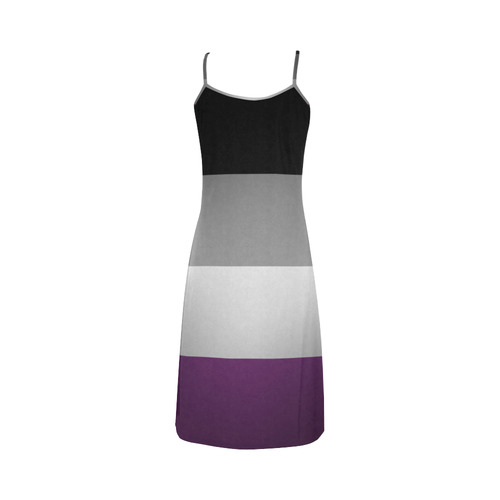 Asexual Pride Flag Alcestis Slip Dress (Model D05)