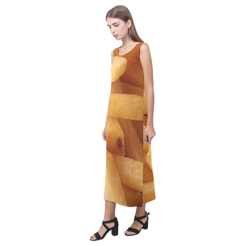 pommes Phaedra Sleeveless Open Fork Long Dress (Model D08)