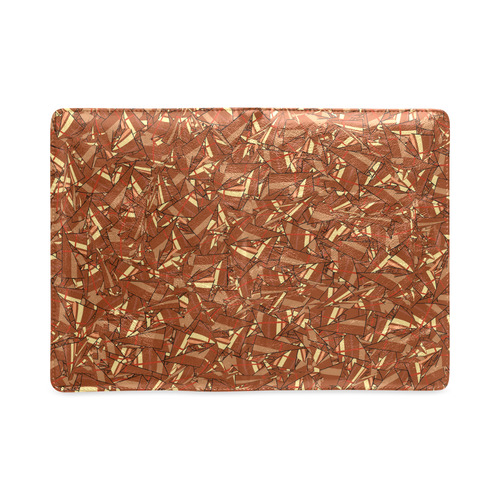 Chocolate Brown Sienna Abstract Custom NoteBook A5