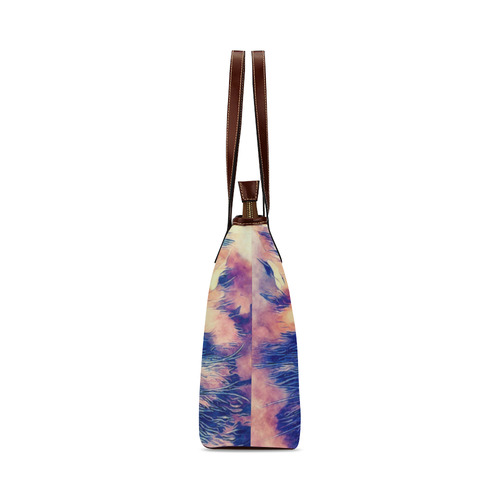 watercolor cat Shoulder Tote Bag (Model 1646)