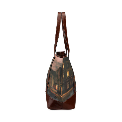 A dark horse in a knight armor Tote Handbag (Model 1642)